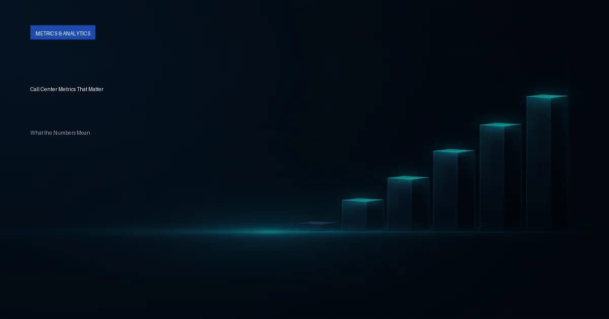 Call Center Metrics That Matter