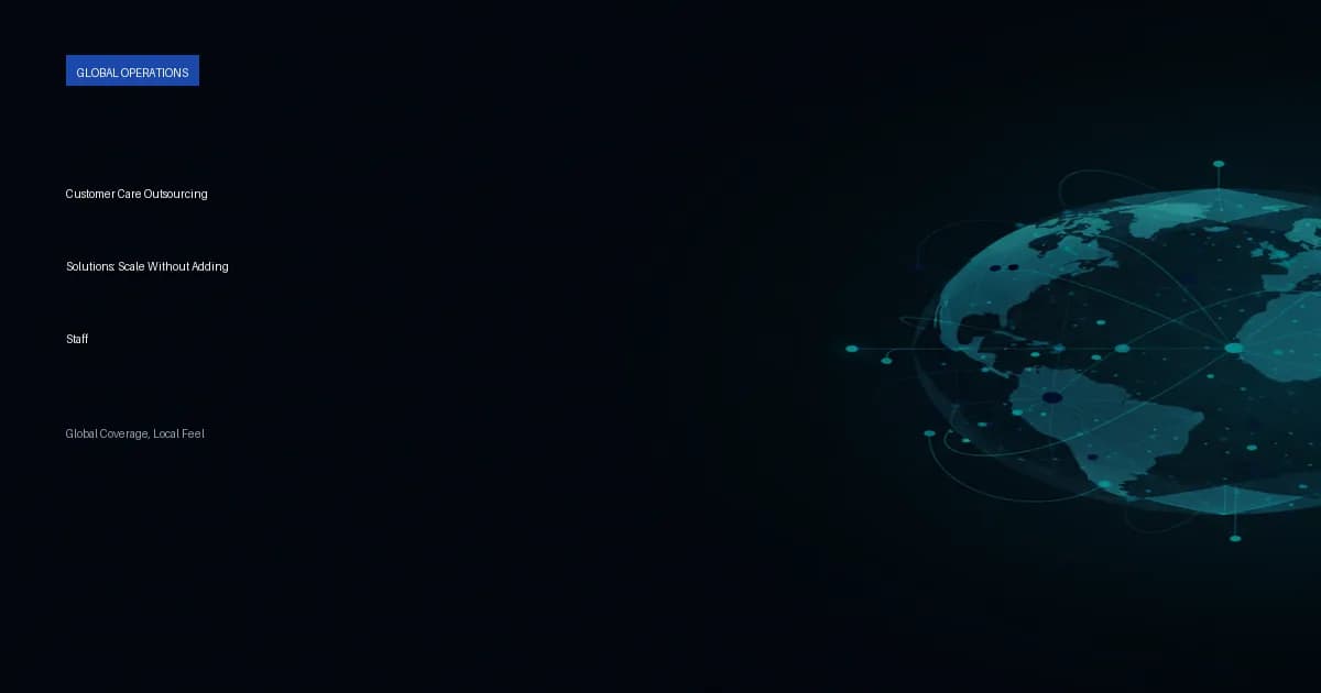 Customer Care Outsourcing Solutions: Scale Without Adding Staff