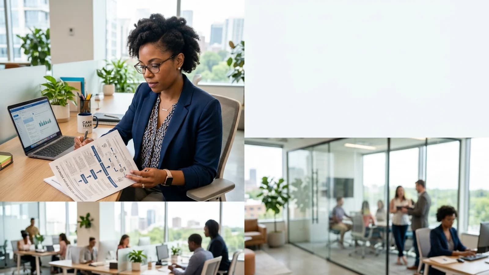 Quality reviewer auditing language access cases